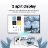 GK Cast Dongle, 4K/5G Wireless HDMI Display Adapter, High-Speed MIMO 2T2R WiFi HDMI, Supports Airplay/Miracast, 2 to 1 Split Screens. view 4