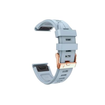 20mm Silicone Watch Fit for Garmin Fenix 6S 6SPro 5S Plus 7S Strap Quick fit Correa Bracelet Descent Mk2S/Instinct 2S Watchband (Color : Sea Mo Blue, Size : For Fenix 5S Plus)