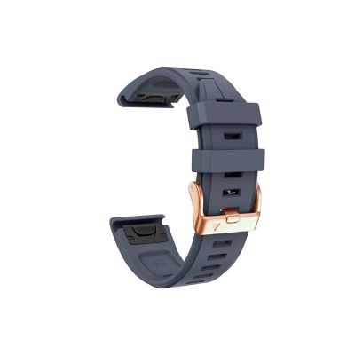 20mm Silicone Watch Fit for Garmin Fenix 6S 6SPro 5S Plus 7S Strap Quick fit Correa Bracelet Descent Mk2S/Instinct 2S Watchband (Color : Navy, Size : For Fenix 6S)