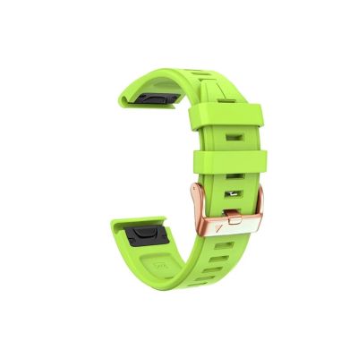 20mm Silicone Watch Fit for Garmin Fenix 6S 6SPro 5S Plus 7S Strap Quick fit Correa Bracelet Descent Mk2S/Instinct 2S Watchband (Color : Green, Size : For Fenix 6S)