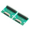 MECCANIXITY 2pcs FFC FPC Connector Board 24 Pin 0.5mm Socket to 2.54mm Double Row Male Pin Header Strip Adapter, PCB Converter Board for LCD TVs/Digital Cameras/Laptops view 1
