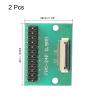 MECCANIXITY 2pcs FFC FPC Connector Board 24 Pin 0.5mm Socket to 2.54mm Double Row Male Pin Header Strip Adapter, PCB Converter Board for LCD TVs/Digital Cameras/Laptops view 2
