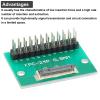 MECCANIXITY 2pcs FFC FPC Connector Board 24 Pin 0.5mm Socket to 2.54mm Double Row Male Pin Header Strip Adapter, PCB Converter Board for LCD TVs/Digital Cameras/Laptops view 4