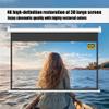 Xnyaizyc Pull Down Projector Screen 60/72 inch, HD Projection Screen Wall & Ceiling Mounted with 4:3, 16:9 Ratio Outdoor Indoor Public Display Screen for Home School Cinema Theater (Size : 60" (4:3)) view 2