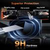 CDEFG For 2025 2026 Toyota Tacoma Screen Protector - 14 Inch 9H HD Tempered Glass - 2024-2026 Tacoma (TRD Pro, Limited, Trailhunter) Touchscreen Accessories view 4