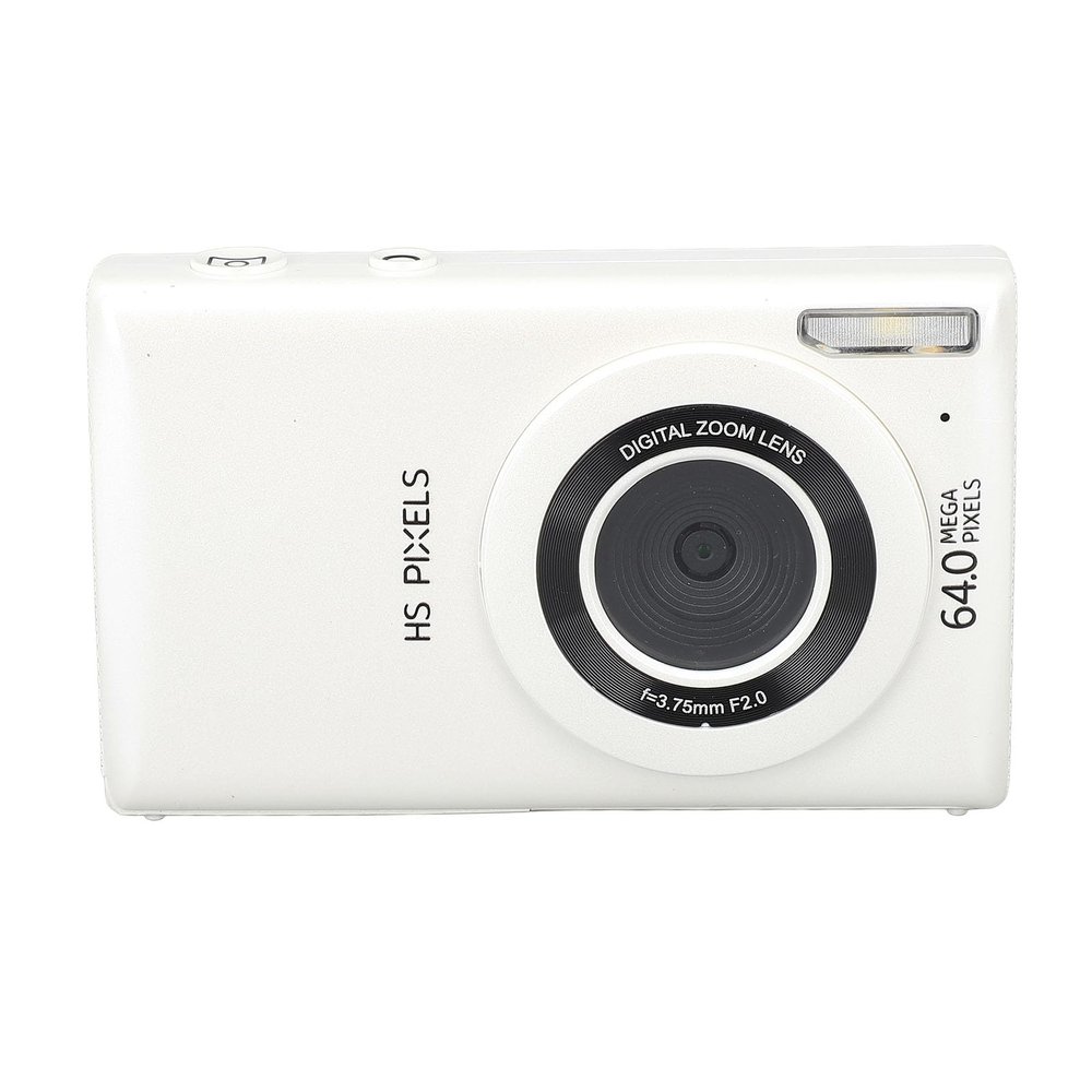 Dpofirs Digital Camera for Photography, 4K 18X Zoom Vlogging Camera Auto Focus with 2.8 Inch Screen, 64MP Compact MP3 Player Selfie Video Camcorder for Travel, Gift (-2214240011411)