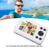 16 Mega Pixels Camera, 1080P Video Recorder, 16X Digital Zoom, Multi Axis Stabilization, 2.4 Inch Display Screen, Portable Camera for Photography Video (White) view 4