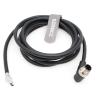 SZRMCC M12 A-Code 4 Pin Male Right Angle to Bare Wire Sensor Actuator Cable for Industrial Camera Fieldbus Network Modules IO Link 22AWG (8m) view 1