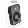 Srutueo Mini Mirror Clip USB Digital Mp3 Music Player Support 8GB SD TF Card Black view 4