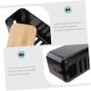 Angoily Black Cable Management Box Wooden Cover Cord Organizer for Power Strips and Cables Plastic Storage Container for and view 4