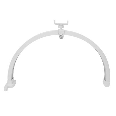 22 Inch Half Moon Nail Desk Lamp, 20W Energy Saving Desktop Light, Adjustable Color Temperature, Foldable Design, Stable Base, Touch Panel Control, for Beauty Applications (US