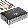 MOREGAX M13 RGB Bluetooth 5.3 Audio Receiver Transmitter, Bluetooth Audio Adapter for Old Home Stereo/Speakers TV with Display, USB, RCA, 3.5mm AUX, DAC, Coaxial, Optical view 1