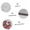 Angoily 100pcs Led Light Strip Fixing Clip Self-Adhesive Wiring Clips for Desk Wire Organization view 3
