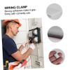 Angoily 100pcs Led Light Strip Fixing Clip Self-Adhesive Wiring Clips for Desk Wire Organization view 4