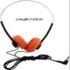 Juroicessry Orange Retro On Ear Headphones, Wired Stereo Headphones,Headphone, Lightweight Portable Headphone with Adjustable Headband 1 Piece view 3