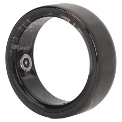 Sanpyl Smart Ring, Health Sleep Monitoring Step Counting, IP68 Wearable Smart Ring with APP, Sleep Tracking Wearable with Charging Case Black for Men & Women