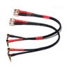 WJSTN Speaker Cable Extension with Right Angle Banana Plugs, 12 AWG, Banana Jack Connectors, Male to Female 4mm Banana Plugs Multifunctional Adapters, 2Pack (2feet) view 2