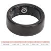 Sanpyl Smart Ring, Health Sleep Monitoring Step Counting, IP68 Wearable Smart Ring with APP, Sleep Tracking Wearable with Charging Case Black for Men & Women view 4