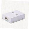 Angoily USB Printer Sharing Switch Automatic Dual-Computer Share Selector for Scanner Printer No Wires Required for Office Use Compact Design view 4