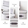 Angoily Multi-Functional Wire Storage Box Cord Organizer for Cables Power Strips Adapters Dustproof Cover for Home Office Use view 2