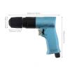 3/8" Pneumatic Drill Tools 1800RPM Air Drill Self Locking Chuck Type Pneumatic Gun Drill Reversible Air Drill for Hole Drilling view 2