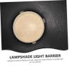IWOWHERO 2pcs Round Lampshade Diffusers for Pendant Lights - Shading Plates Glare Light for Diameter Beige view 4