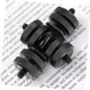 Veemoon 3pcs Aluminum Alloy Threaded Hot Shoe Adapter Mount Adapter Tripod Screw DSLR Camera Hot Shoe to view 2