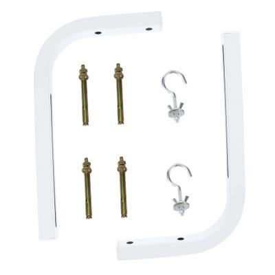 ETHZZLE 2pcs Projector Screen Support Tv Brackets for Wall Mount Projection Screen for Projector Hanging Decor