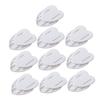 Angoily 10pcs Heart Shape Socket Fixer Punch Wall Power Outlet Extender Self-Adhesive Hanger for Adhesive Remote Holder Wall Mounted Hooks view 1