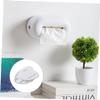 Angoily 10pcs Heart Shape Socket Fixer Punch Wall Power Outlet Extender Self-Adhesive Hanger for Adhesive Remote Holder Wall Mounted Hooks view 2