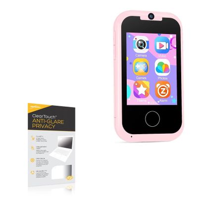 BoxWave Screen Protector Compatible with Prysyedawn Kids MP3 Music Player (2.8 in) - ClearTouch Anti-Glare Privacy (2-Pack), Privacy Screen Protector Flexible Film Anti-Glare
