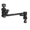 13in Camera Adjustable Friction Articulating Magic Arm, with 1/4in and 3/8in Screw, for LCD Monitor, LED Lights, Audio Equipment view 1