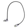 Toyvian Angled Male to Male Video Cable Flexible Connector for Monitors Tvs High Definition Transmission for Tight Spaces view 1