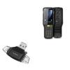 BoxWave Smart Gadget Compatible with Chainway MC21 - AllReader SD Card Reader, microSD Card Reader SD Compact USB - Jet Black view 1