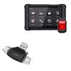 BoxWave Smart Gadget Compatible with Ancel X6 (10.1 in) - AllReader SD Card Reader, microSD Card Reader SD Compact USB - Jet Black view 1