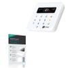 BoxWave Screen Protector Compatible with SumUp Plus Card Reader - ClearTouch Crystal Privacy (2-Pack), Privacy Screen Protector Flexible Film Clear view 1