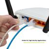 TRUECABLE Cat6 Component Rated Patch Cable, Unshielded (U/UTP), 14ft, Blue, 28AWG Solid Copper, Snagless 10G High-Speed Ethernet Cable, PoE++ 4PPoE 100W, UL Listed, RoHS-3, 5 Pack view 4