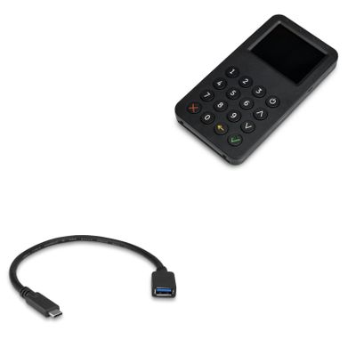BoxWave Cable Compatible with IPCMobile QuantumPay Pin 400 - USB Expansion Adapter, Add USB Connected Hardware to Your Phone