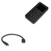 BoxWave Cable Compatible with IPCMobile QuantumPay Pin 400 - USB Expansion Adapter, Add USB Connected Hardware to Your Phone view 1