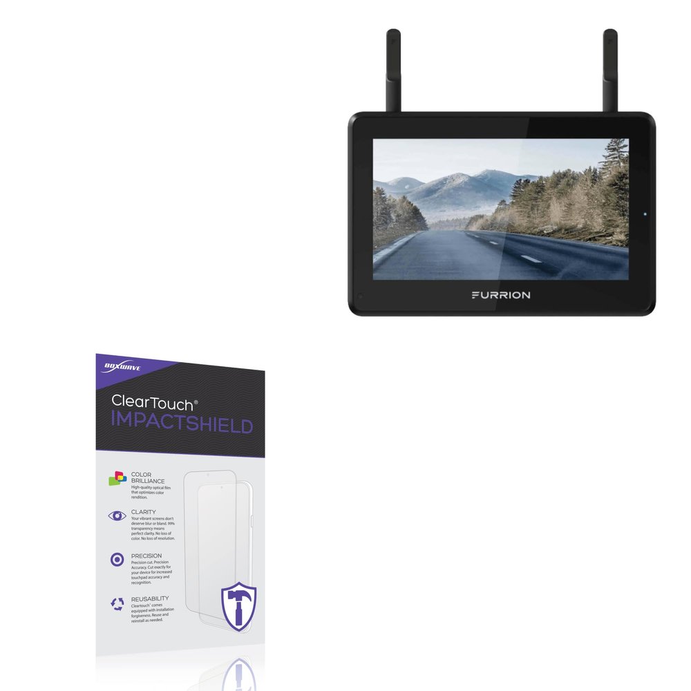 BoxWave Screen Protector Compatible With Furrion Vision S (7 in) - ClearTouch ImpactShield (2-Pack), Impenetrable Screen Protector Flexible Film