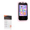BoxWave Screen Protector Compatible with Prysyedawn Kids MP3 Music Player (2.8 in) - ClearTouch Anti-Glare ToughShield 9H (2-Pack), Anti-Glare 9H Tough Flexible Film Screen Protector view 1