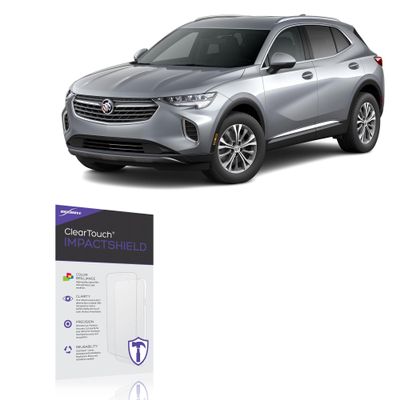 BoxWave Screen Protector Compatible with Buick 2023 Envision Driver Information Center (8 in) - ClearTouch ImpactShield (2-Pack), Impenetrable Screen Protector Flexible Film