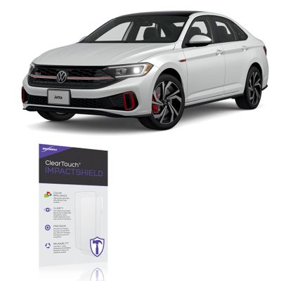 BoxWave Screen Protector Compatible with Volkswagen 2024 Jetta GLI Display (8 in) - ClearTouch ImpactShield (2-Pack), Impenetrable Screen Protector Flexible Film