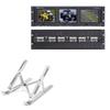 BoxWave Stand and Mount Compatible with Cooltouch RX-563SDI - Compact QuickSwitch Stand, Portable Multi Angle Viewing Foldable Riser - Metallic Silver view 1