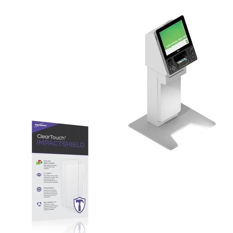 BoxWave Screen Protector Compatible with NCR TouchPort Kiosk 120 (17 in) - ClearTouch ImpactShield (2-Pack), Impenetrable Screen Protector Flexible Film