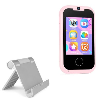 BoxWave Stand and Mount Compatible with Prysyedawn Kids MP3 Music Player (2.8 in) - VersaView Aluminum Stand, Portable, Multi Angle Viewing Sturdy