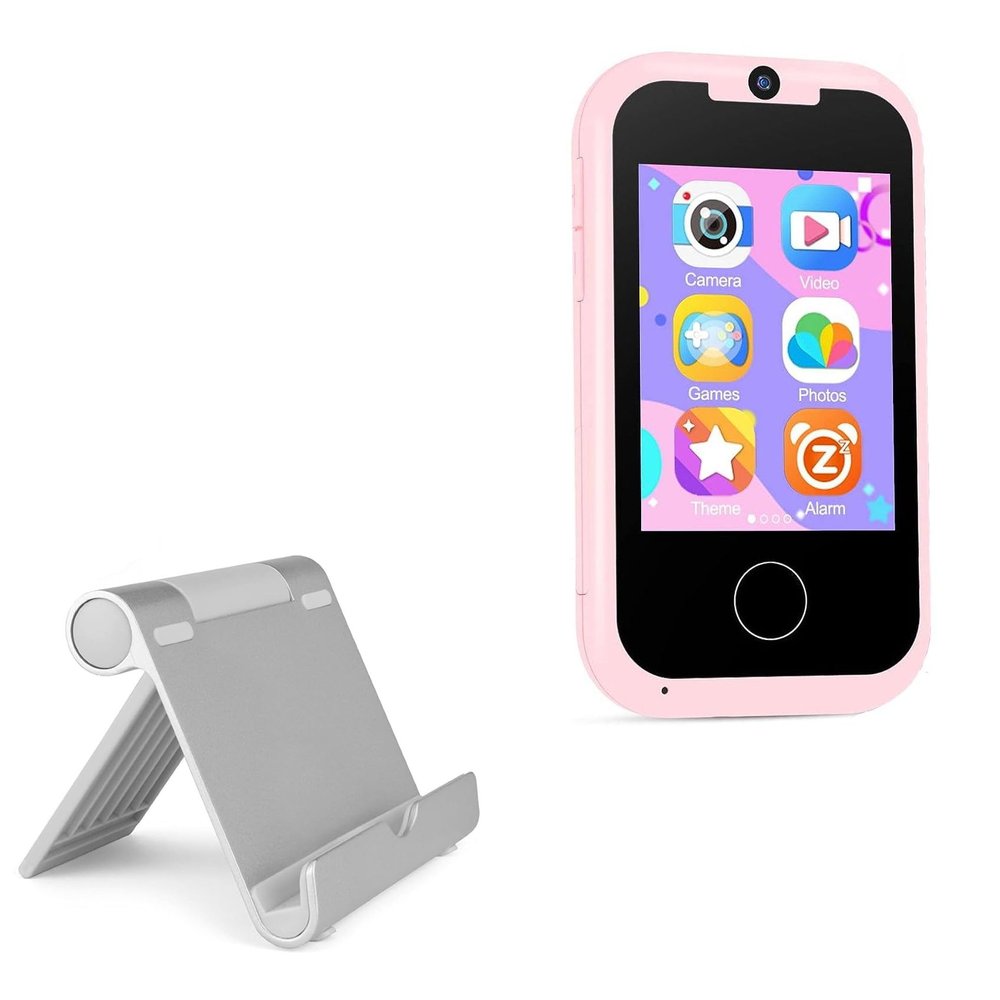 BoxWave Stand and Mount Compatible with Prysyedawn Kids MP3 Music Player (2.8 in) - VersaView Aluminum Stand, Portable, Multi Angle Viewing Sturdy