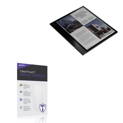 BoxWave Screen Protector Compatible with Onyx BOOX Note Air3 C - ClearTouch ImpactShield (2-Pack), Impenetrable Screen Protector Flexible Film