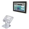 BoxWave Stand and Mount Compatible with AIS HMI-TCND0U-18AC - Executive VersaView Laptop Stand, Ergonomic Adjustable Viewing Angle Metallic Riser - Metallic Silver view 1