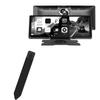 BoxWave Stylus Pouch Compatible with Hikity Portable Wireless Apple Carplay Car Stereo with Dash Cam (9.3 in) - Stylus PortaPouch, Pen Stylii Holder Carrier Portable Self-Adhesive - Jet Black view 1